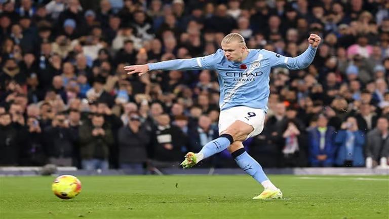 هالاند يهدر ركلة جزاء